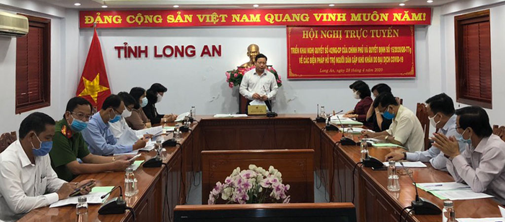 Long An khẩn trương hỗ trợ người dân gặp khó khăn do đại dịch COVID-19