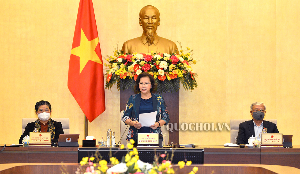 Ủy ban Thường vụ Quốc hội bế mạc Phiên họp thứ 44