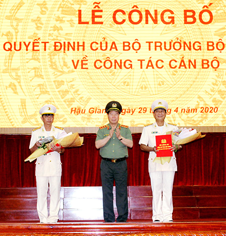 Bộ Công an bổ nhiệm Giám đốc, Phó Giám đốc Công an 7 tỉnh