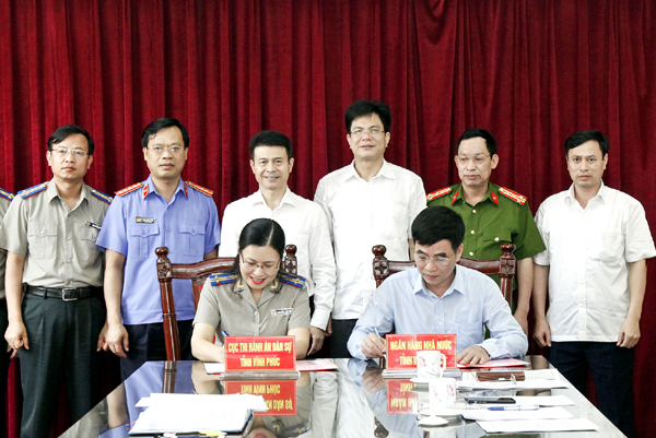 Vĩnh Phúc Tăng cường quy chế phối hợp liên ngành trong công tác thi hành án dân sự