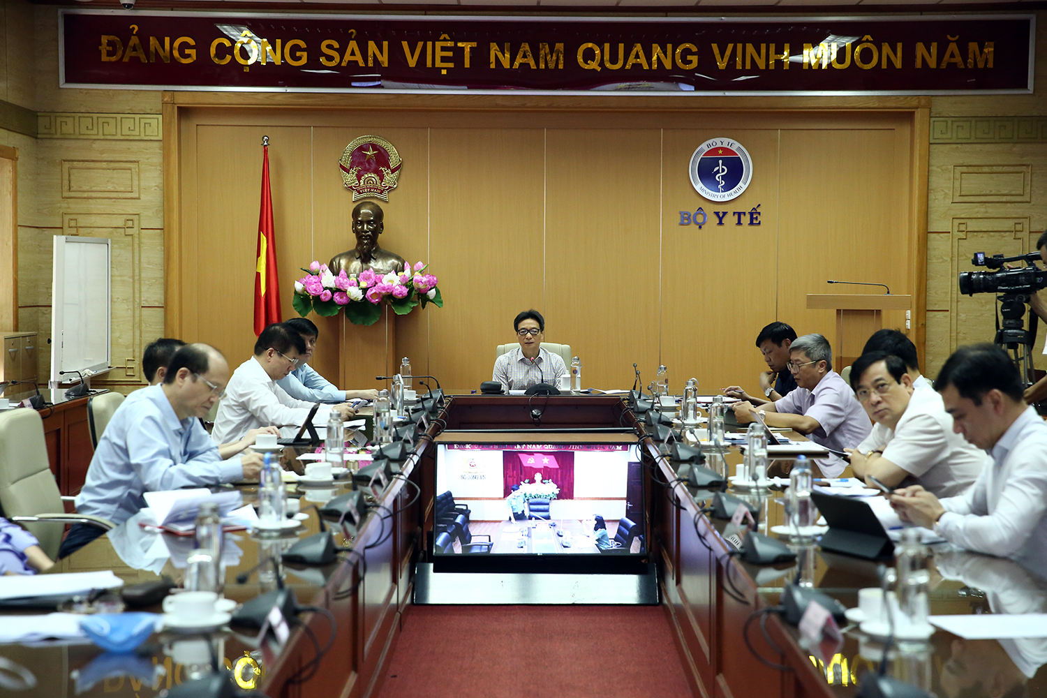 Học sinh trong lớp không bắt buộc đeo khẩu trang, lớp học được bật điều hoà