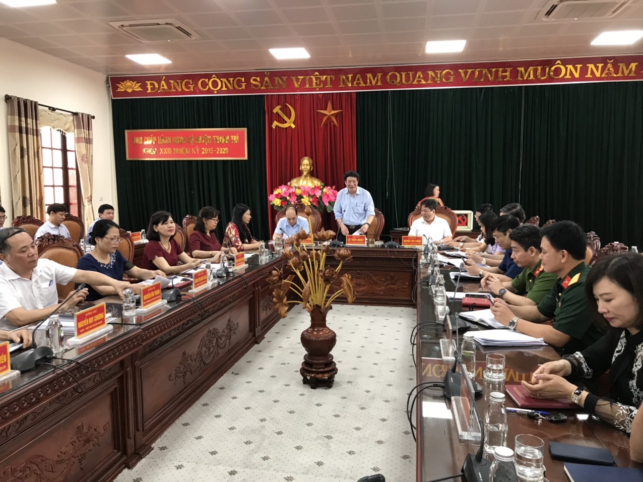 Thực hiện quy trình nhân sự Đại hội Đảng bộ huyện Thanh Trì khóa XXIV