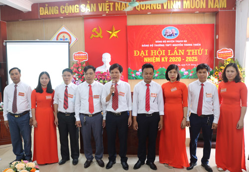 Đại hội Đảng Bộ Trường THPT Nguyễn Trung Thiên, nhiệm kỳ 2020 – 2025