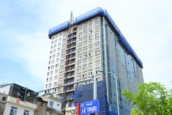 Hà Nội thực hiện 2 bước xử lý vi phạm công trình 8B Lê Trực
