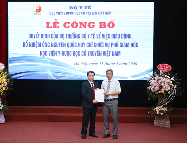 Bổ nhiệm lãnh đạo Học viện Y Dược học cổ truyền Việt Nam