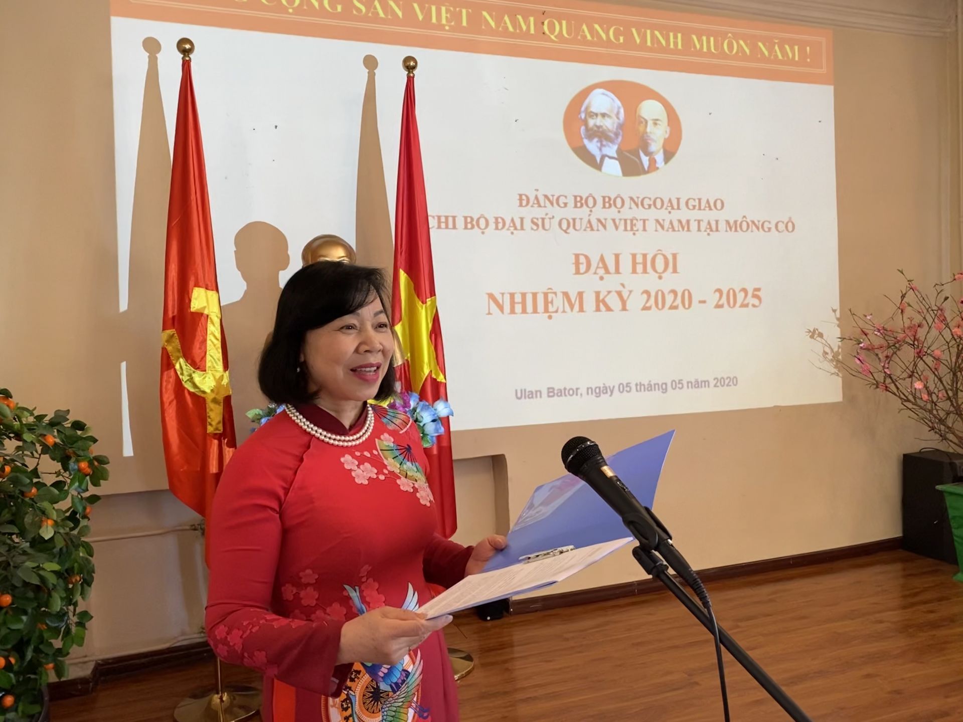 Đại sứ quán Việt Nam tại Mông Cổ tổ chức Đại hội
