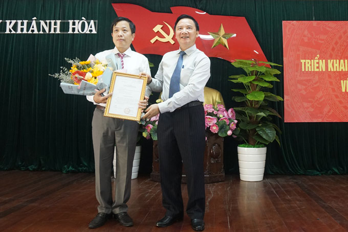 Đồng chí Hà Quốc Trị giữ chức Phó Bí thư Tỉnh ủy Khánh Hòa