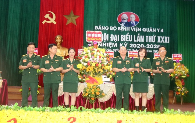 Đại hội đại biểu Đảng bộ Bệnh viện Quân Y4 lần thứ 31