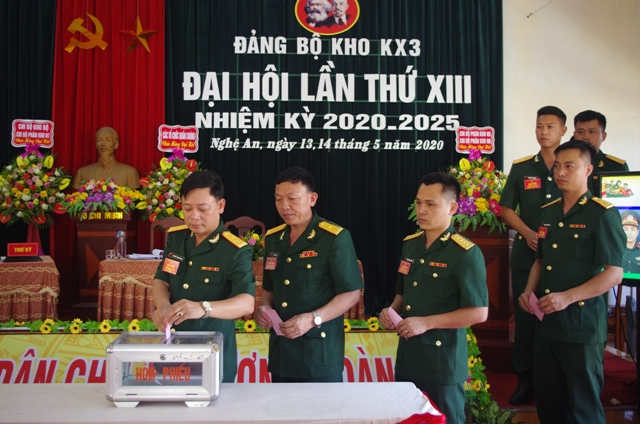 Đảng bộ Kho KX3 tổ chức thành công Đại hội lần thứ XIII