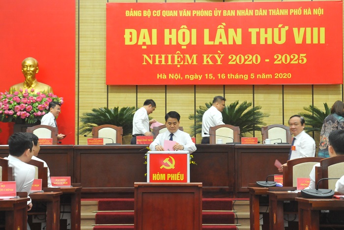 Đại hội Đảng bộ Cơ quan Văn phòng UBND TP Hà Nội, nhiệm kỳ 2020 - 2025