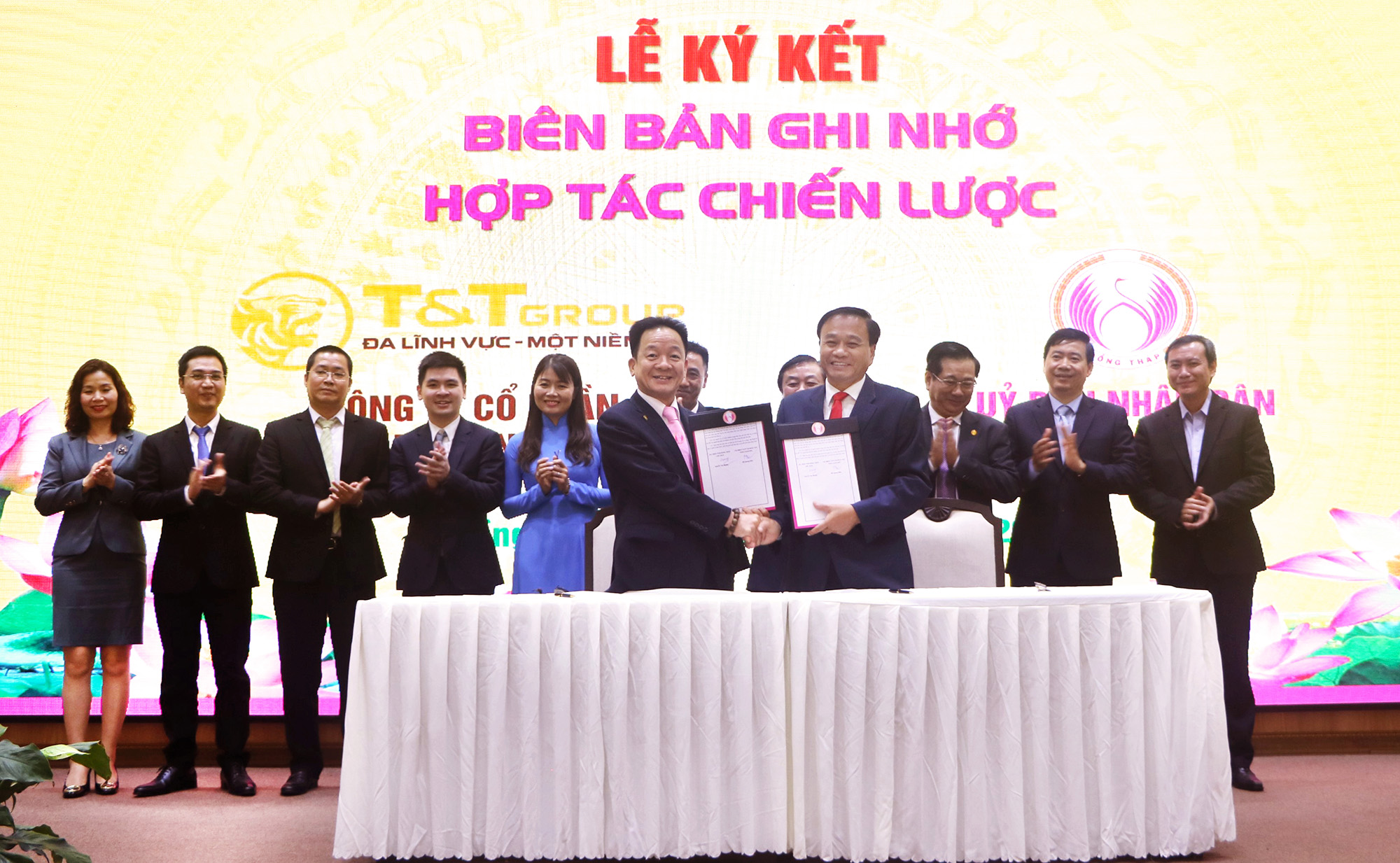 Tập đoàn T T Group hợp tác chiến lược toàn diện với tỉnh Đồng Tháp