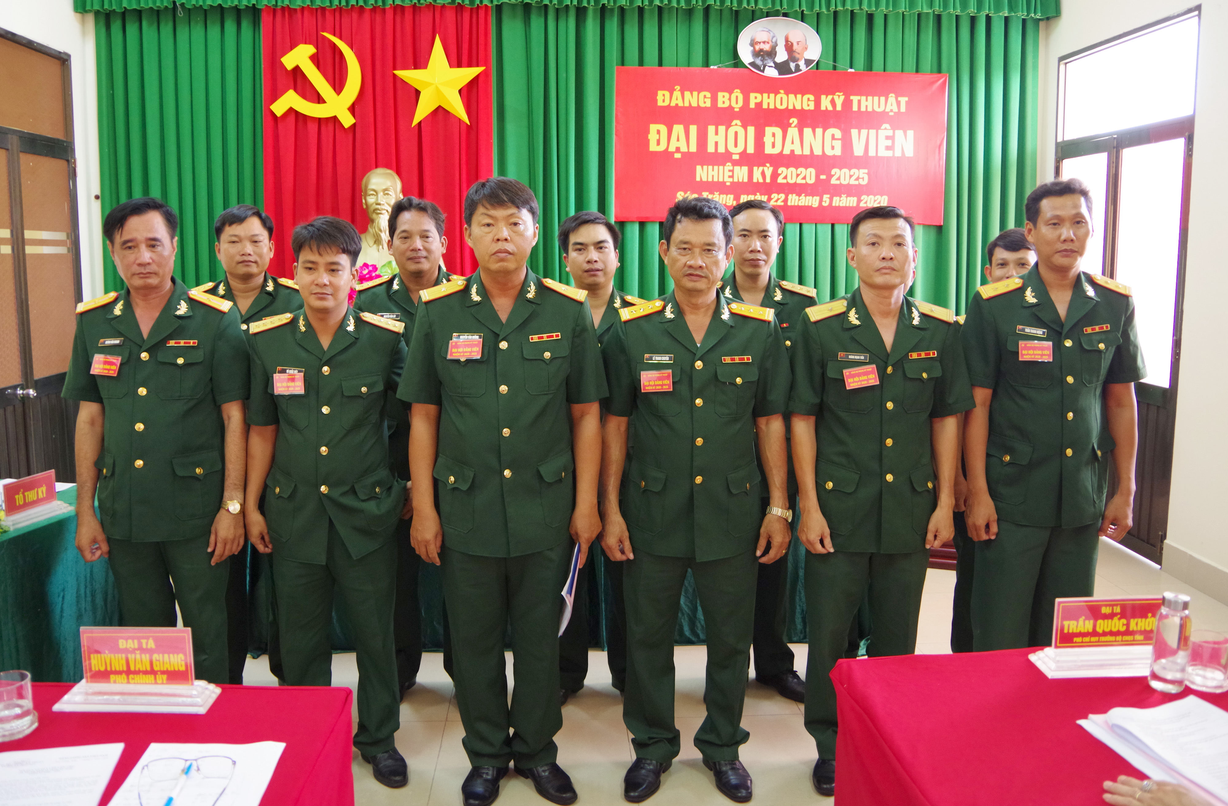 Tổ chức thành công Đại hội Đảng bộ Phòng Kỹ thuật Bộ CHQS tỉnh Sóc Trăng