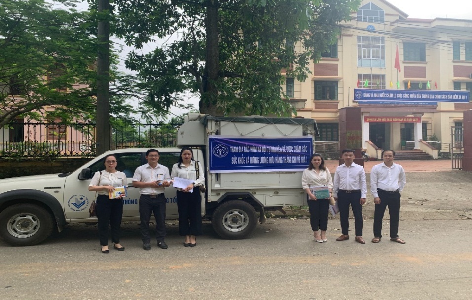 BHXH huyện Pác Nặm “10 ngày tuyên truyền cao điểm, phát triển đối tượng tham gia BHXH tự nguyện”