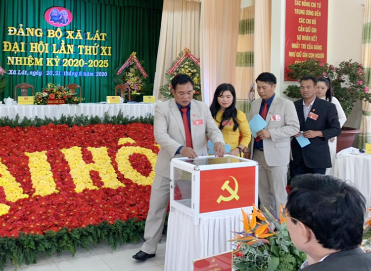 Tổ chức thành công tại nhiều đại hội điểm bầu trực tiếp Bí thư Đảng ủy xã