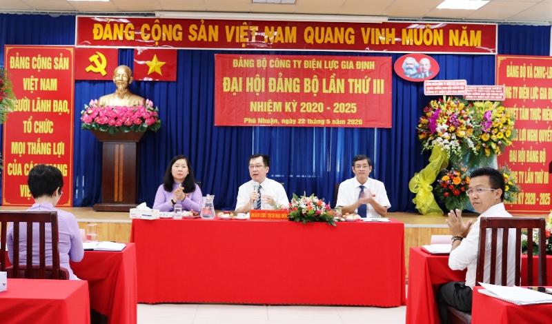 Đại hội đại biểu Đảng bộ Công ty Điện lực Gia Định nhiệm kỳ 2020- 2025