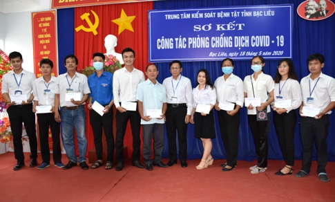 Trung tâm Kiểm soát bệnh tật Bạc Liêu sơ kết công tác phòng chống dịch Covid-19
