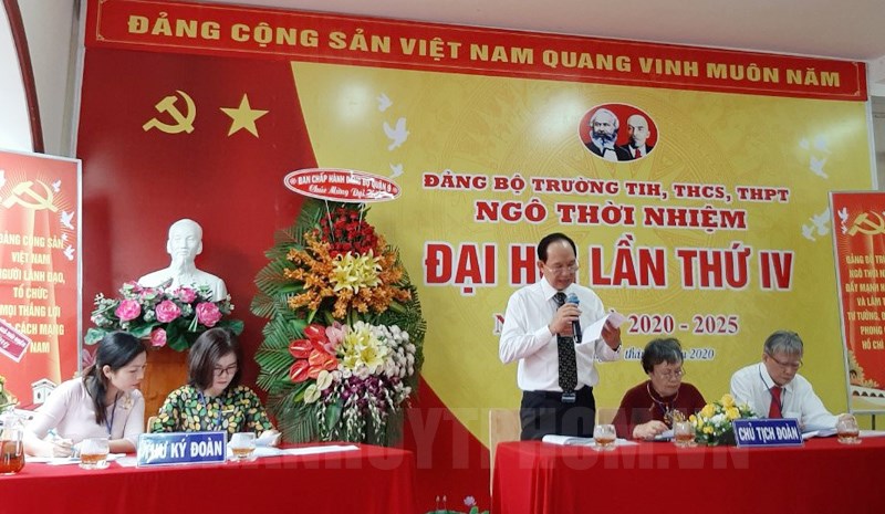Nhiều đảng bộ thuộc ngành giáo dục TP Hồ Chí Minh tổ chức thành công Đại hội