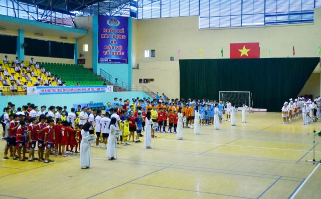 Quảng Ninh Khai mạc Giải bóng đá khu vực II Hội khỏe Phù Đổng lần thứ X-2020