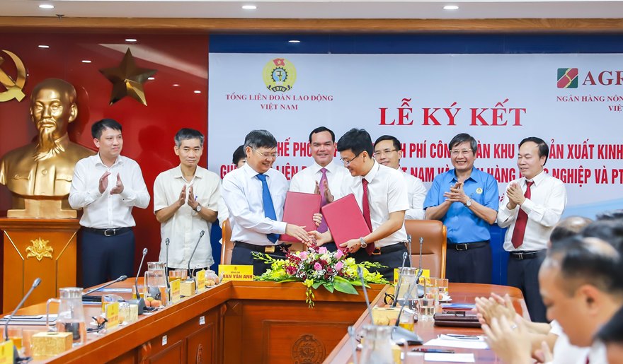 Ký kết Quy chế hợp tác toàn diện Agribank-Tổng Liên đoàn Lao động VN