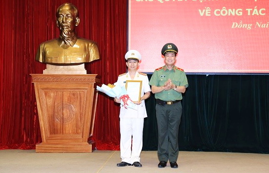 Bổ nhiệm Phó giám đốc Công an tỉnh Đồng Nai