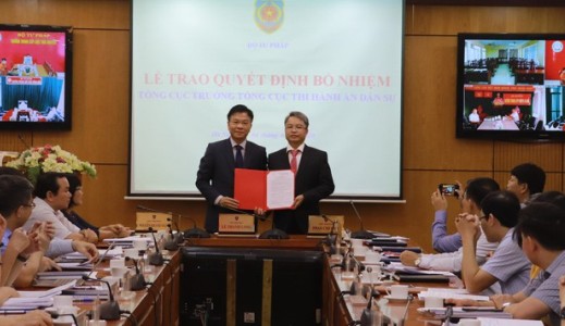 Tổng cục Thi hành án dân sự có Tổng cục trưởng mới