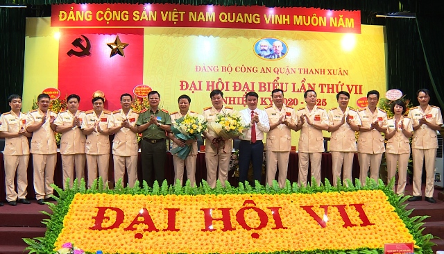 Đại hội đại biểu Đảng bộ Công an quận Thanh Xuân lần thứ VII