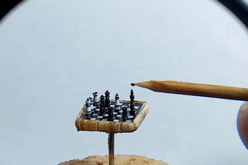 Bộ cờ vua siêu nhỏ tại Thổ Nhĩ Kỳ
