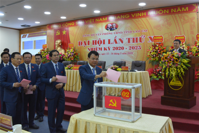 Khối Cơ quan – Doanh nghiệp tỉnh Lào Cai hoàn thành tổ chức đại hội cấp cơ sở