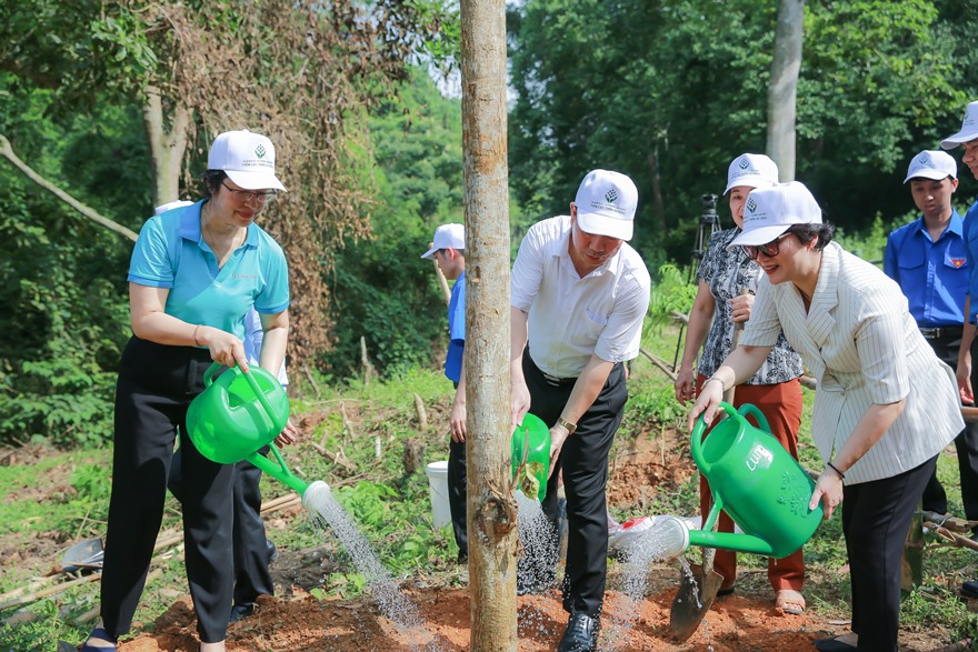 “Agribank – Vì tương lai xanh – Thêm cây, thêm sự sống”