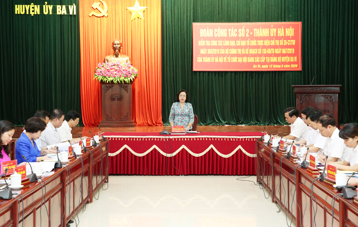 Ba Vì Hà Nội  Nhân sự cấp ủy khóa mới đảm bảo sự lãnh đạo toàn diện