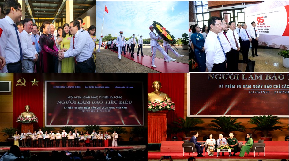 Toàn cảnh Hội nghị tuyên dương Người làm báo tiêu biểu