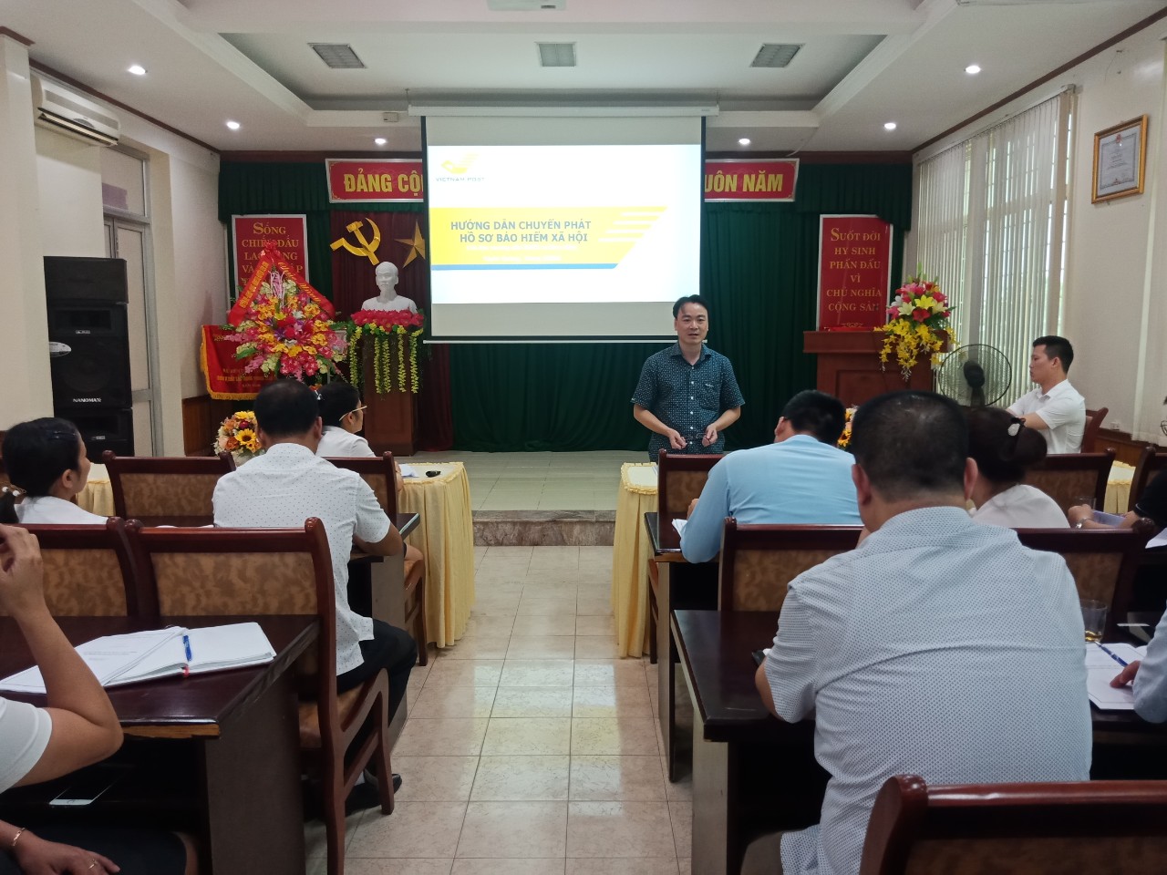 Tuyên Quang Tập huấn hướng dẫn quy trình phần mềm chuyển phát hồ sơ BHXH