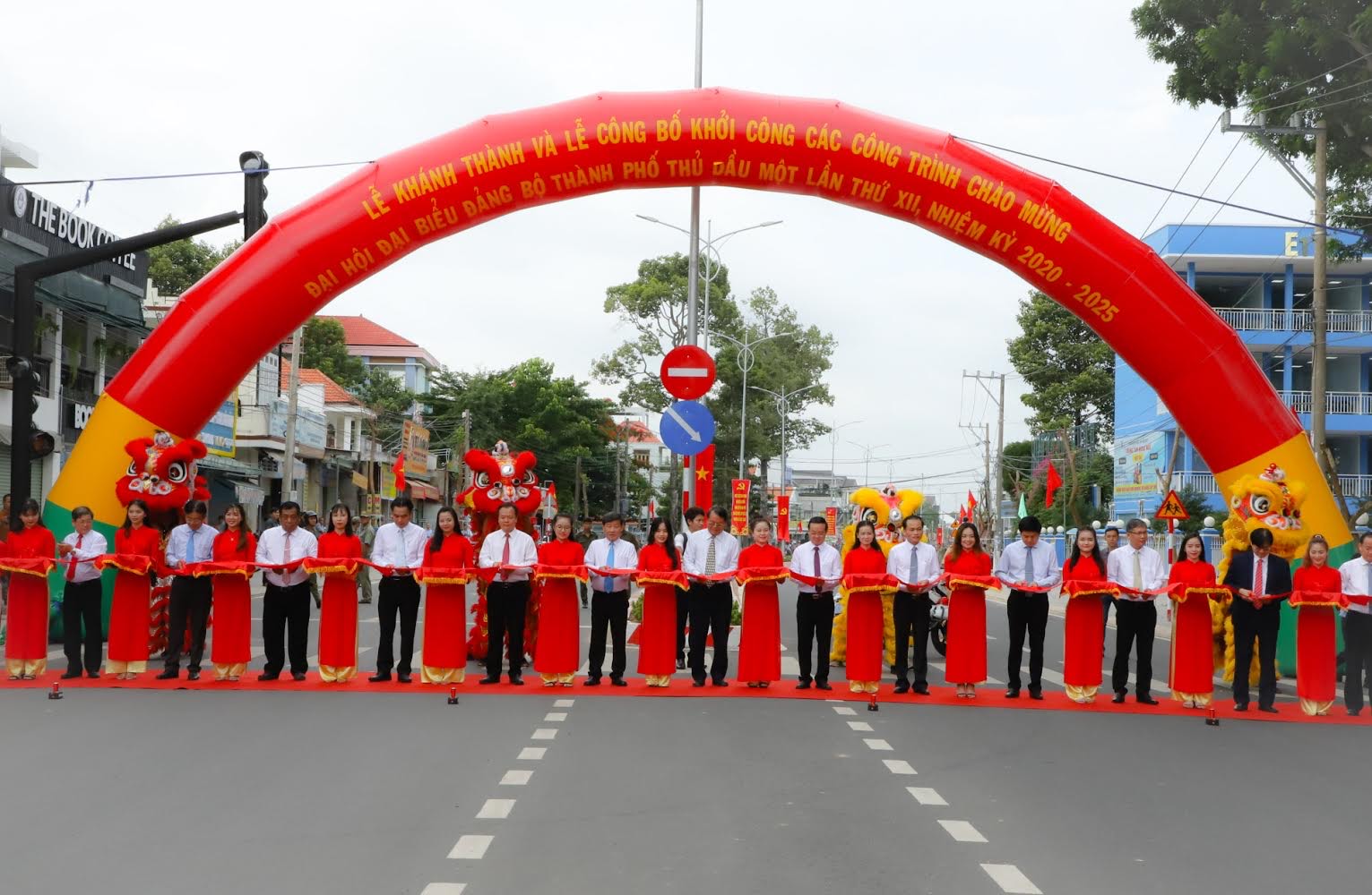 Khánh thành các công trình trọng điểm chào mừng Đại hội Đảng bộ TP Thủ Dầu Một