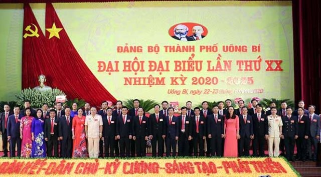 Đồng chí Trần Văn Lâm tái đắc cử Bí thư Thành phố Uông Bí