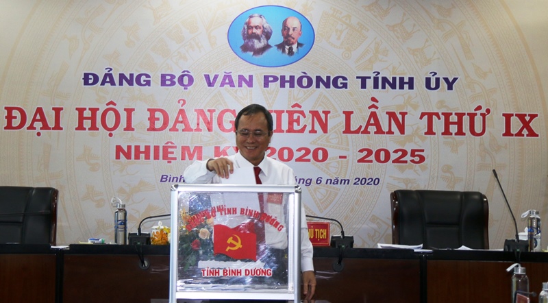 Đại hội Đảng bộ Văn phòng Tỉnh ủy Bình Dương, nhiệm kỳ 2020-2025

​