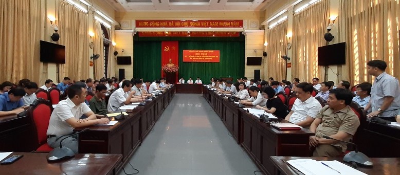 Đảng ủy Khối doanh nghiệp Hà Nội góp ý Dự thảo Văn kiện Đại hội Đảng bộ thành phố