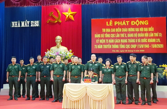 Phát động thi đua cao điểm “75 ngày hành động kiểu mẫu” tại nhà máy Z183