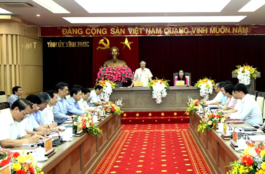 Vĩnh Phúc cần giữ vững mức độ tăng trưởng