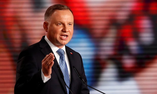 Bầu cử Ba Lan Tổng thống Andrzej Duda chiến thắng vòng 1