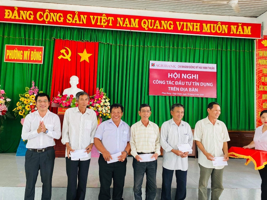 Agribank Chi nhánh Đông Mỹ Hải, Ninh Thuận tổ chức Hội nghị công tác đầu tư tín dụng trên địa bàn