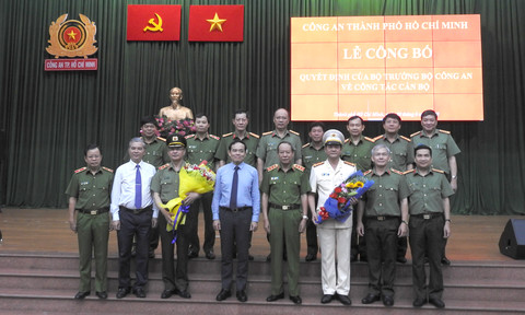 Đại tá Lê Hồng Nam đảm nhiệm chức vụ Giám đốc Công an TP Hồ Chí Minh