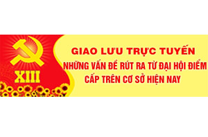 Giao lưu trực tuyến “Những vấn đề rút ra từ Đại hội điểm cấp trên cơ sở hiện nay”