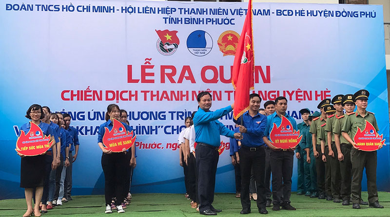 Bình Phước Ra quân chiến dịch Thanh niên tình nguyện hè năm 2020