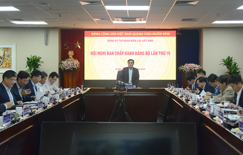 Hội nghị Ban Chấp hành Đảng bộ EVN lần thứ 19