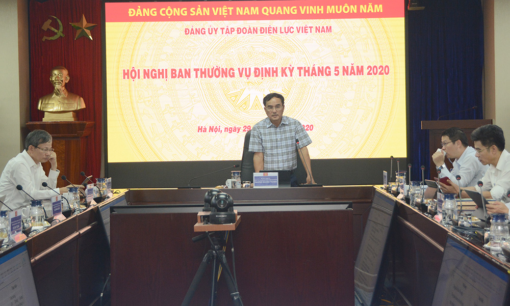 Hội nghị Ban Thường vụ Đảng ủy EVN tháng 5 2020