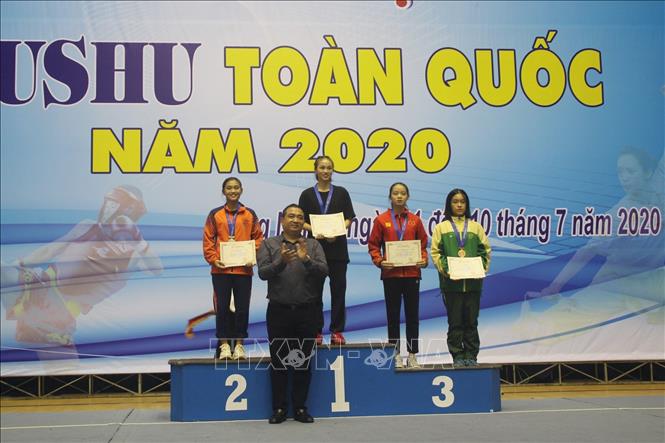 Đoàn Hà Nội dẫn đầu Giải vô địch Wushu toàn quốc năm 2020