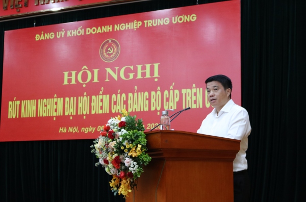 Đảng bộ Khối Doanh nghiệp Trung ương rút kinh nghiệm Đại hội điểm Đảng bộ cấp trên cơ sở
