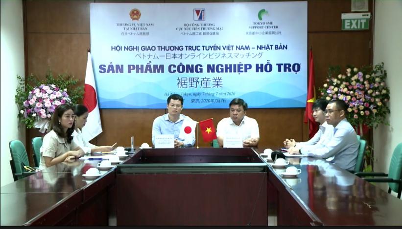 Giao thương trực tuyến sản phẩm công nghiệp hỗ trợ Việt Nam – Nhật Bản
