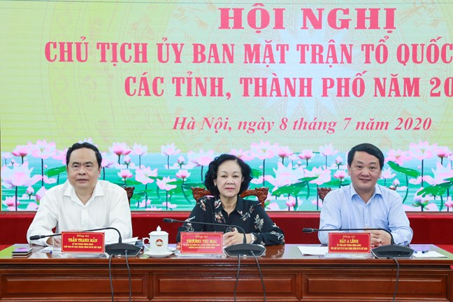 Hội nghị Chủ tịch Ủy ban MTTQVN các tỉnh, thành phố Quyết tâm hơn, nỗ lực hơn để thực hiện “nhiệm vụ kép”