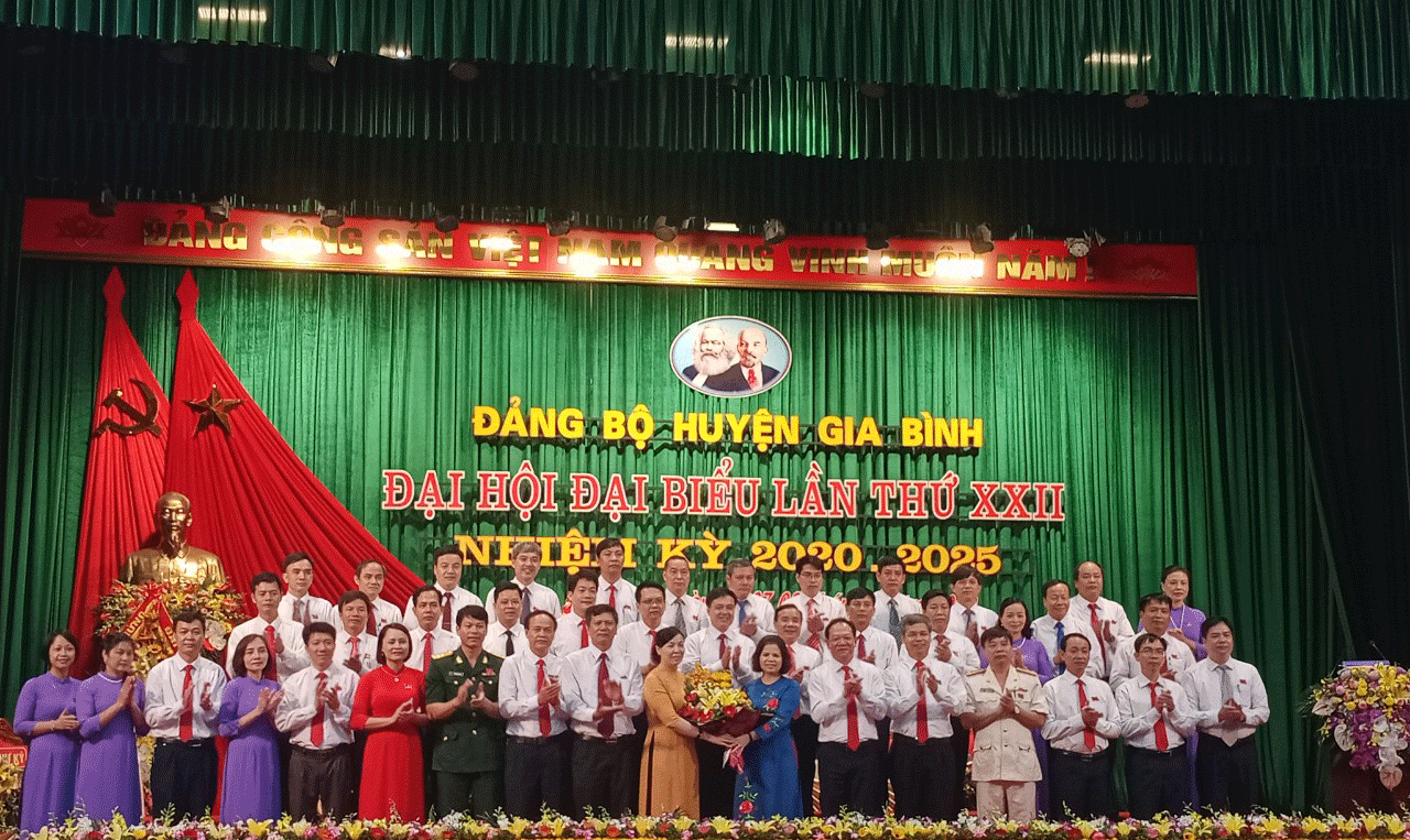 Gia Bình bầu trực tiếp Bí thư Huyện ủy tại Đại hội